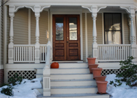 White oak doors - Palmiter residence